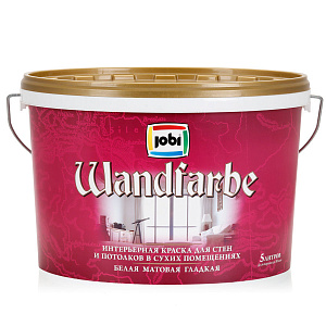 Фото Краска для стен и потолков JOBI Wandfarbe