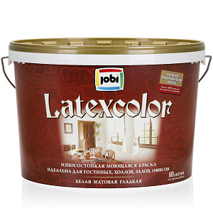 Фото Моющаяся интерьерная краска JOBI Latexcolor