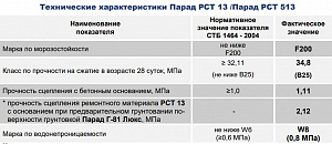 Фото Парад РСТ 13 / РСТ 513 — Конструкционный ремонт бетона методом торкретирования