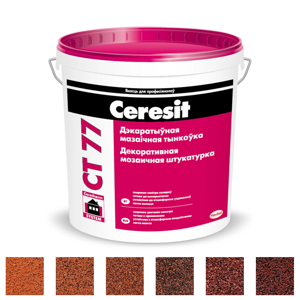 Ceresit CT 77 LAOS — Декоративная мозаичная штукатурка