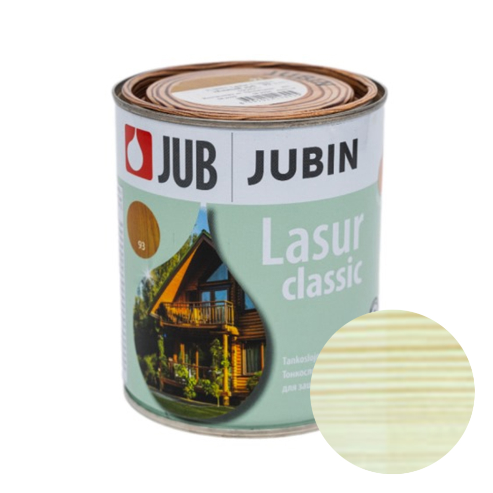 JUB LASUR CLASSIC (12 – Бесцветный) — Тонкослойная лазурная пропитка для древесины