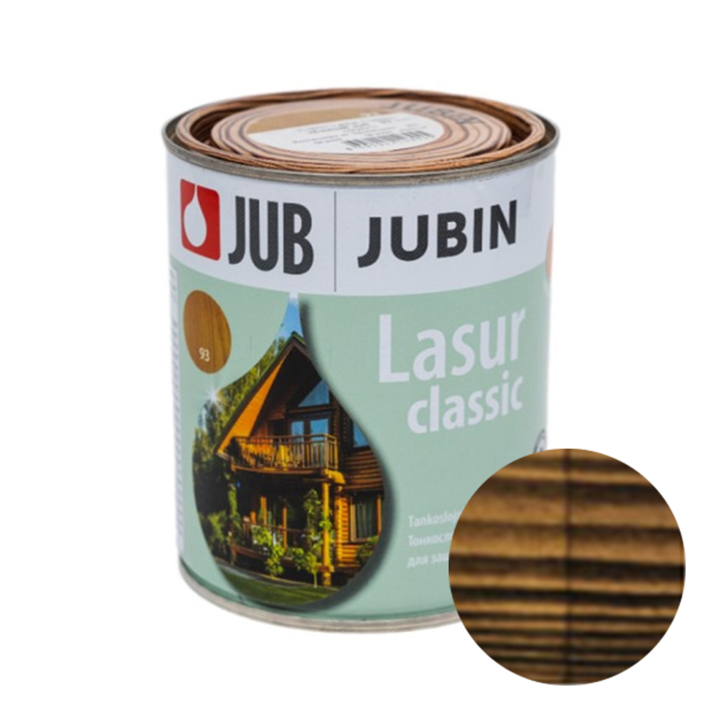 JUB LASUR CLASSIC (24 – Палисандр) — Тонкослойная лазурная пропитка для древесины