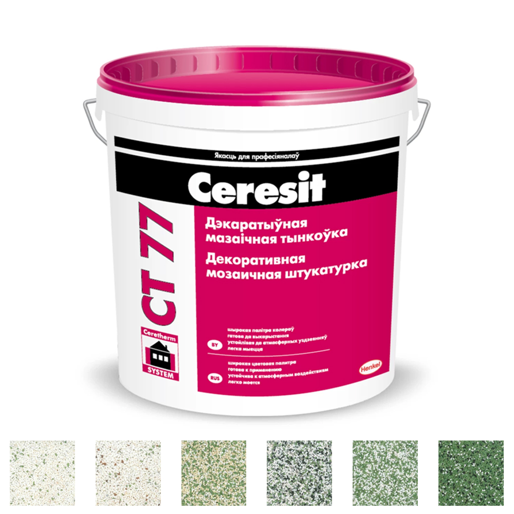 Ceresit CT 77 IRELAND — Декоративная мозаичная штукатурка
