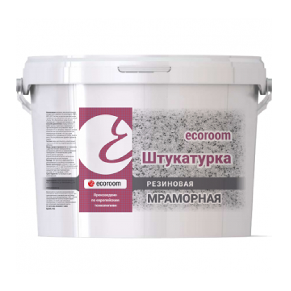 Штукатурка резиновая ecoroom Мраморная
