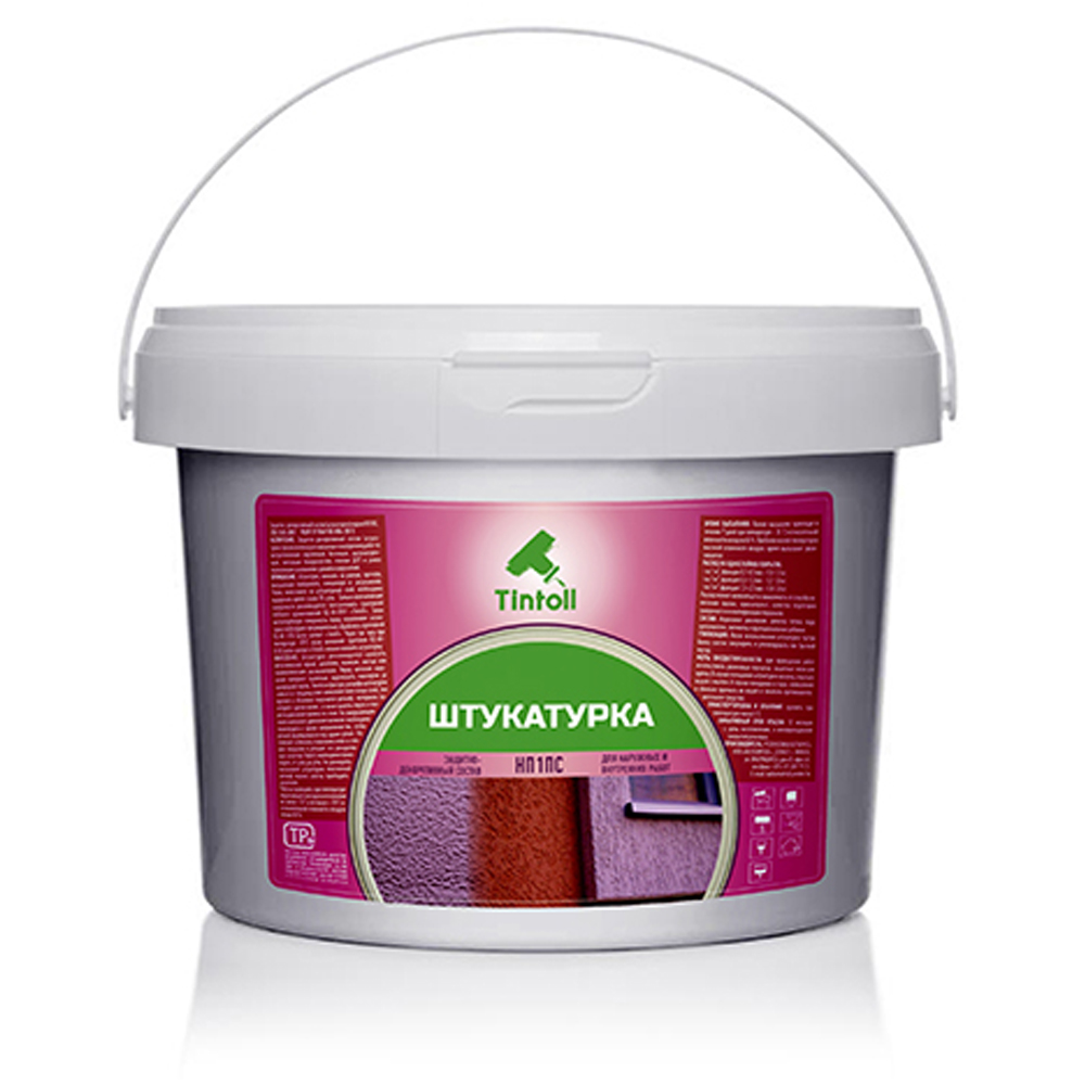 Защитно-декоративная штукатурка для наружной отделки Tintoll ШУБА НП1ПС