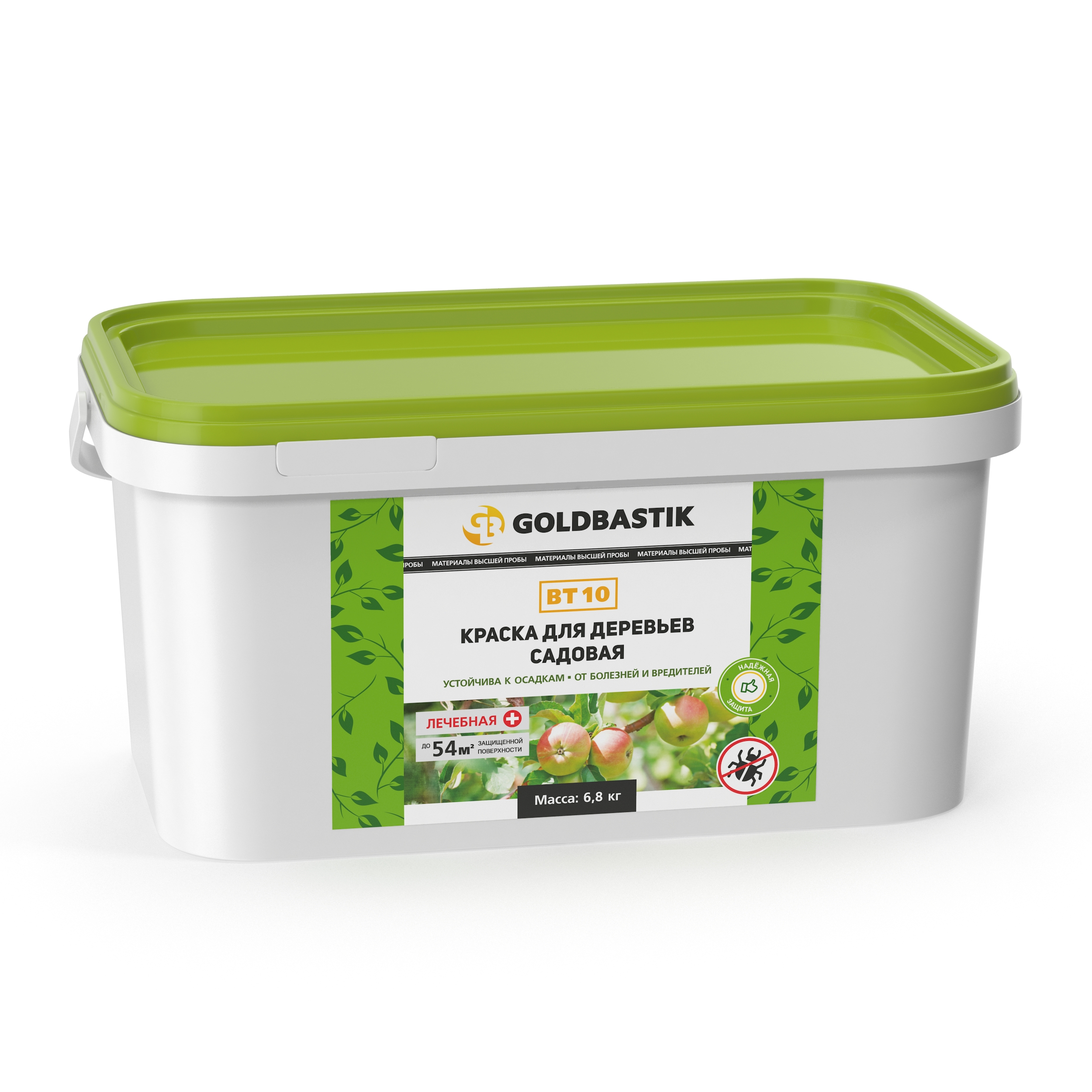 Краска для деревьев садовая «GOLDBASTIK BT 10»