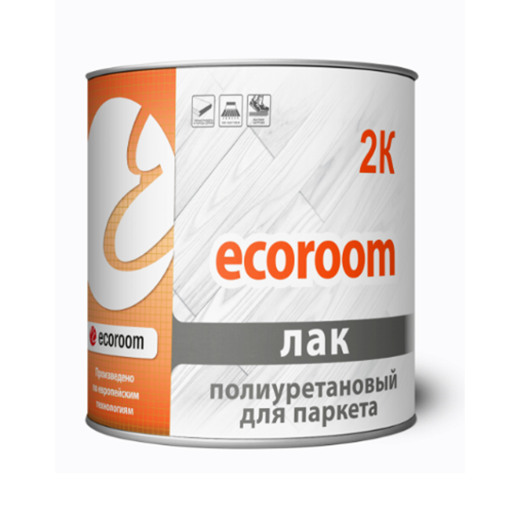Лак полиуретановый 2K ecoroom для паркета