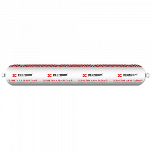 Фото Герметик акриловый пароизоляционный ecoroom AS-14 для окон быстросохнущий