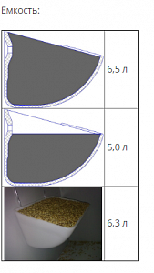 Фото Ковш норийный полимерный П175