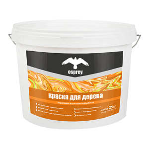 Фото OSPREY — Краска акриловая водно- дисперсионная ВД–АК–104 для древесины
