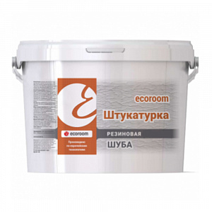 Фото Штукатурка резиновая ecoroom шуба