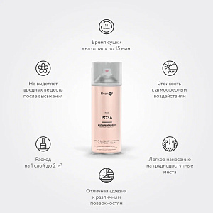 Фото Эмаль для предметов декора и мебели Elcon — Роза