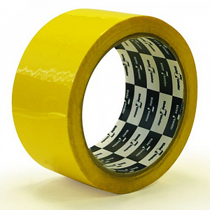 Фото Упаковочная клейкая лента скотч, 40мкм, желтая, Klebebänder
