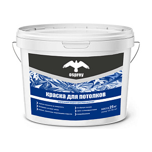 Фото OSPREY — Краска акриловая водно-дисперсионная ВД-АК-201 для потолков