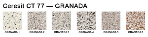 Фото Ceresit CT 77 GRANADA — Декоративная мозаичная штукатурка
