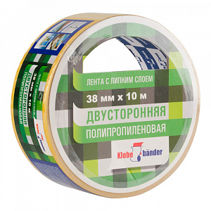 Фото Двусторонняя полипропиленовая лента, в и/у, Klebebänder