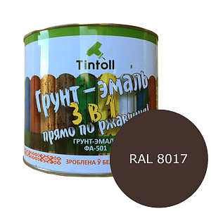 Фото Грунт-эмаль 3в1 по металлу Tintoll ФА–501, RAL 8017