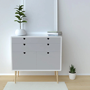 Фото Эмаль для предметов декора и мебели Elcon — Серый туман