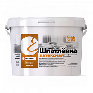 Фото Шпатлевка латексная ecoroom для финишной отделки