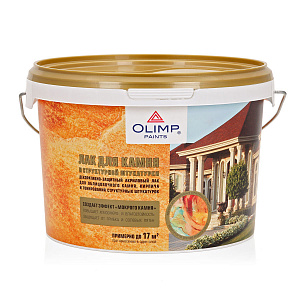 Фото Акриловый лак для камня и структурной штукатурки OLIMP