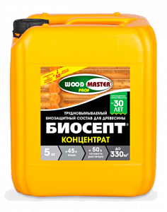 Фото Биозащитный состав для древесины Биосепт, концентрат