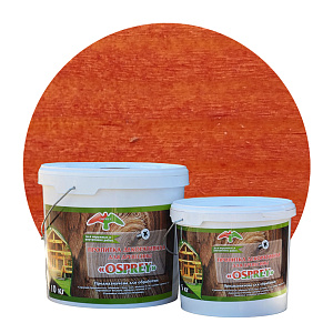 Фото OSPREY — Декоративная пропитка, лессирующий антисептик — красное дерево