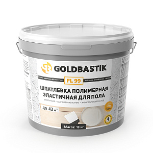 Фото Шпатлевка полимерная эластичная для пола «GOLDBASTIK FL 99», 13 кг.