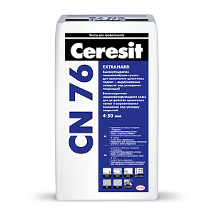 Фото Ceresit CN 76 — Высокопрочная самонивелирующаяся смесь