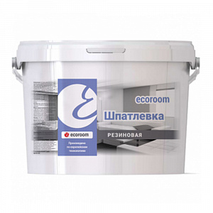 Фото Шпатлевка резиновая ecoroom