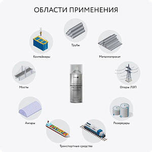 Фото Цинконаполненная грунт-эмаль Elcon Zintech Alume
